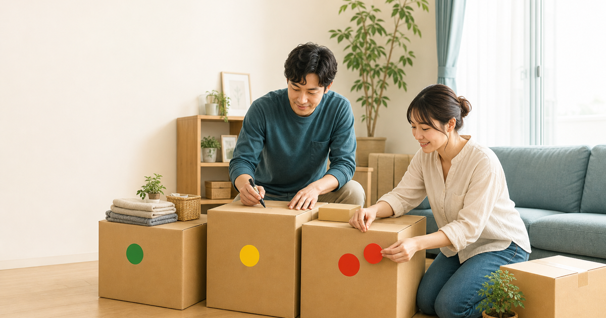 引越しの荷造りは何から?使う時期で分ける順番と箱の管理方法
